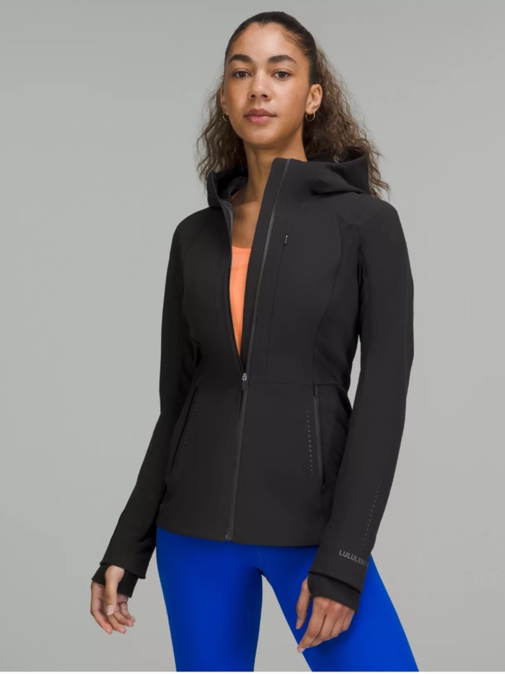 Lululemon cross chill jacket size 6 Black